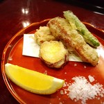 滋味 康月 - 【2016.12】伝助穴子の天麩羅♡