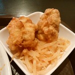 中国料理 王記 - 定食1.から揚げ・麻婆豆腐600円