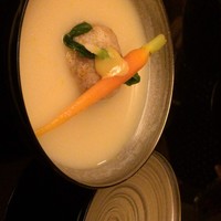 にくの匠 三芳 - こっぺ蟹と海老芋の白味噌椀