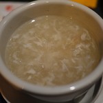 華空間 - 華々コース：蟹肉入りフカヒレスープあったかいんだから～