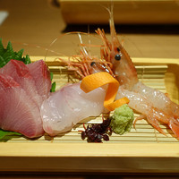 別邸 竹の庵 銀座3丁目店 - お造り
                  （鰤・黒ソイ・牡丹海老）
