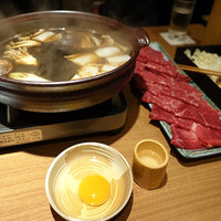 別邸 竹の庵 銀座3丁目店 - 十勝和牛すき焼き