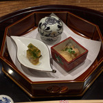 日本料理 とくを - 先付。