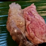 弥生寿司 - ボタン海老、炙りトロ