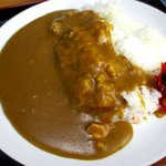 かずさ庵 - カレー・ラーメンセット！(2016,12/29)