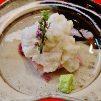 味 ふくしま - 『富山 氷見の寒ぶり』!!辛み大根おろしとわさび添え～!! 寒ぶりが日本一うまいと言われる、富山県氷見市の寒ぶり～!! 脂ののったブリがめちゃうま～♪(^o^)丿