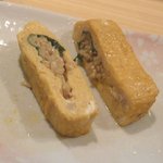 蕎麦バーかつのや - 蕎麦入りだし巻き玉子