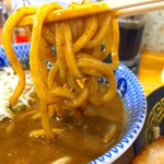 中華蕎麦うゑず - 麺にスープが絡みます