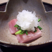 青草窠 - 寒ブリ、鬼おろしとセリ。