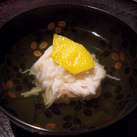 青草窠 - 絶品の蟹椀。