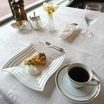 デザートとコーヒー