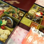 サムライフードスクエア　あじえもん - ―2016.1.1―
                                二段おせちを広げてみた