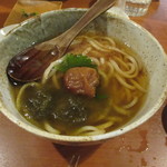 石臼挽きうどん しゅはり - 梅とろろ昆布