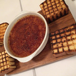 ラミティエ - 鶏レバーとフォアグラのクレームブリュレ ブリオッシュ添え