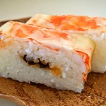 英ちゃん冨久鮓 - 海老棒鮨