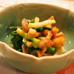 英ちゃん冨久鮓 - 赤貝わけぎぬた