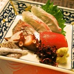 英ちゃん冨久鮓 - おまかせお造り盛り合わせ