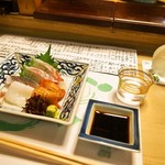 英ちゃん冨久鮓 - おまかせお造り盛り合わせ