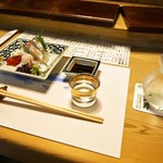 英ちゃん冨久鮓 - おまかせお造り盛り合わせ