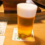 英ちゃん冨久鮓 - 生ビール