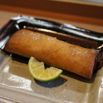 しのはら - 鮎と松茸の春巻き
