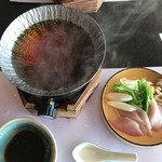 Sekitei - 鍋：鰤しゃぶ・野菜いろいろ