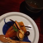 草喰 なかひがし - 2016年11月　フルーツ盛り合わせ