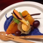 草喰 なかひがし - 2016年11月　フルーツ盛り合わせ