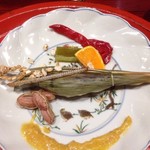 草喰 なかひがし - 2016年11月　子持ち鮎