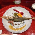 草喰 なかひがし - 2016年11月　子持ち鮎