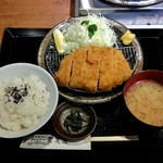 葉実皮 - 三元豚ロースカツ定食･小（980円）