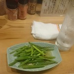千匹屋 立ち飲み屋 - 芽ネギ