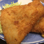 磯丸水産 - 大判アジフライ定食 ¥920 の大判アジフライ