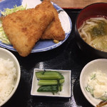 磯丸水産 - 大判アジフライ定食 ¥920