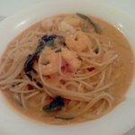 アルページュ - 小海老のトマトクリームパスタ