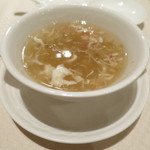 Kiyouken Honten Kakyuu - 旬彩コース②蟹肉とふかひれのスープ