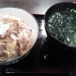 大地のうどん - カツ丼セット