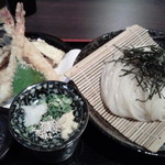 大地のうどん - 天ざる