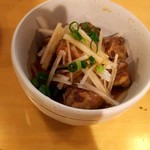 喜粋 - ぼんじりポン酢 400円