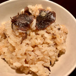 はらまさ - ご飯：トリュフ土鍋ご飯。