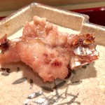 はらまさ - クエを食えと言われたのでいただきました（もちろん言いたいだけ）。エラ周りのコラーゲン層の厚いプルプルな部分を焼きで。 