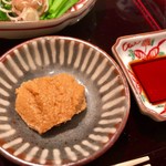 はらまさ - 肝醤油って聞いたんですが、あまりにクセや臭みがないので二度見したのがこれ。