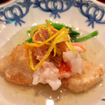 海老芋の餡物。。。だった気が。