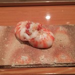鮨 おさむ - 車エビ　からこづけ　甘すぎ！