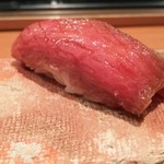 鮨 おさむ - トロのづけ　こちらはわさび