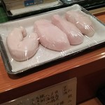 鮨 おさむ - 焼く前の白子さま♪