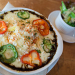 Nord - 「カレードリア（ミニサラダ付）」（1,100円）。