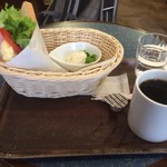 モリバコーヒー - モーニングA・エッグサンドセット（410円）
