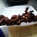 八ツ目や にしむら - 2017/1  鰻肝串￥４００（税込）