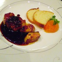 ステーキハウス ハマ  目黒店 - フォアグラ岩海苔ソース